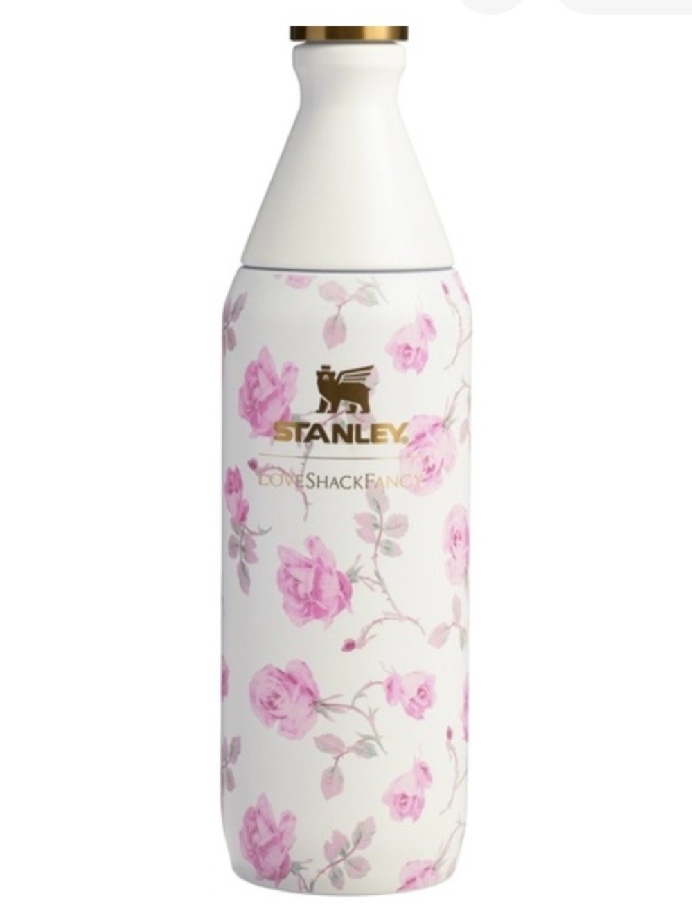 Stanley / Love Shack Fancy All Day Slim 12oz Ribbon Rosa Reusable Water Bottle